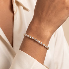 7.40 CT Multi Shape Tennis Bracelet