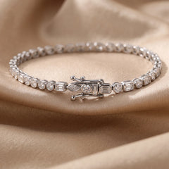 2.78 CT Multi Shape Bezel Tennis Bracelet