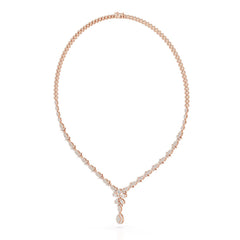 2.5 CT Baguette Cut Lab Grown Diamond Necklace