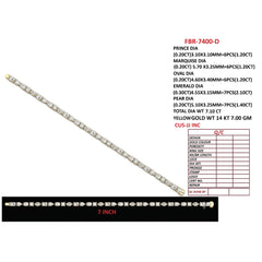7.40 CT Multi Shape Tennis Bracelet
