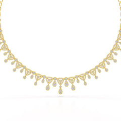 5 CT Lab Grown Diamond Bridal Necklace