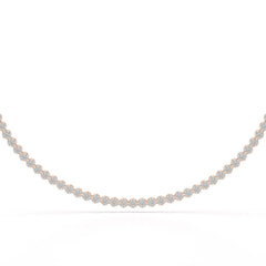 3.8 CT Lab Diamond Tennis Necklace