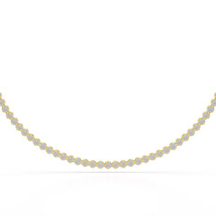 3.8 CT Lab Diamond Tennis Necklace