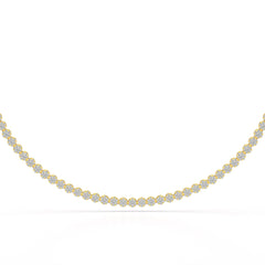3.48 CT Lab Diamond Tennis Necklace