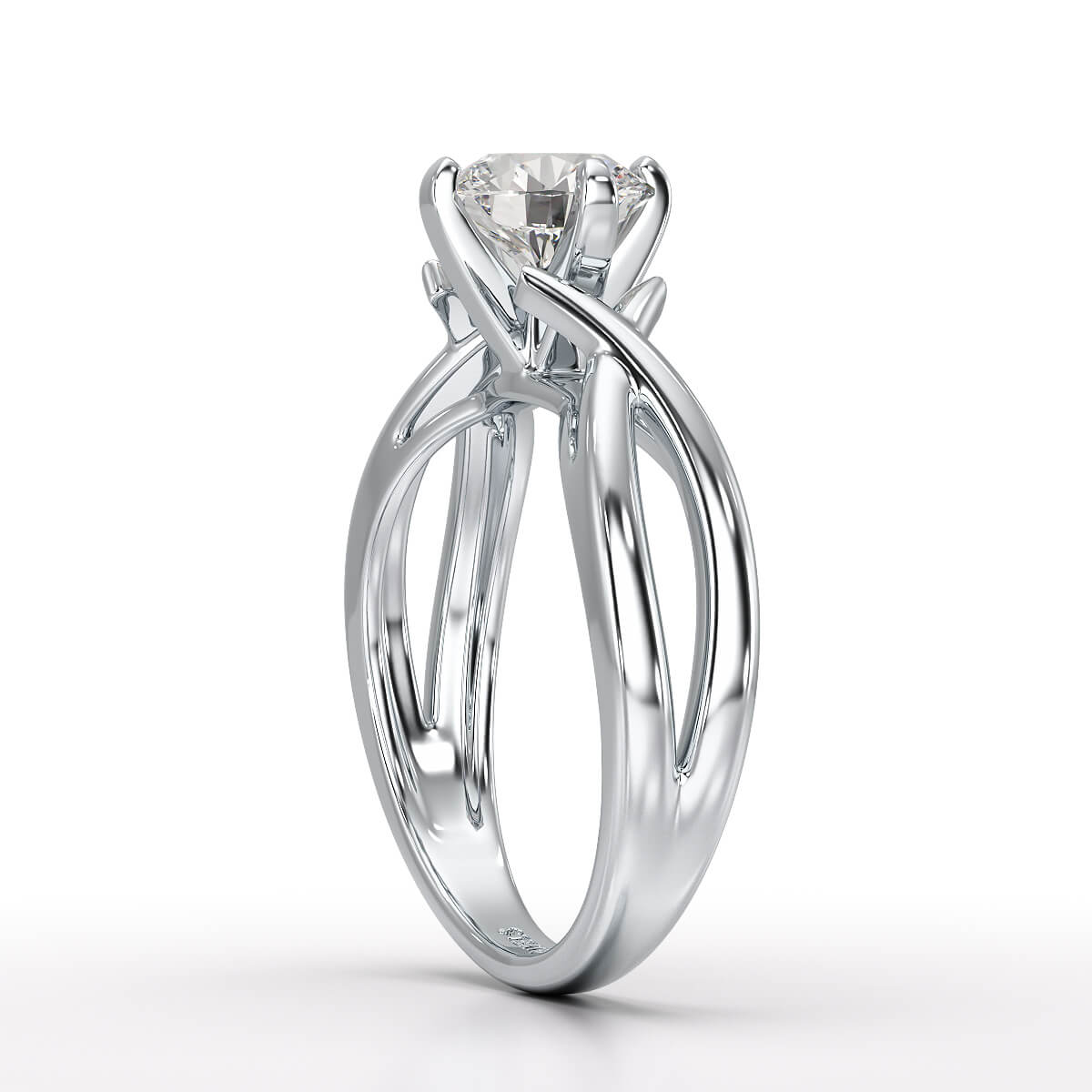 1.09 CT Solitaire Lab Diamond Engagement Ring - Jama Jewels