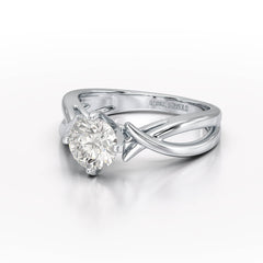1.09 CT Solitaire Lab Diamond Engagement Ring - Jama Jewels
