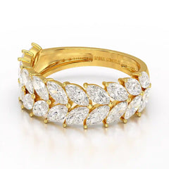 2.44 CT Marquise Cut Lab Diamond Ring