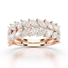2.44 CT Marquise Cut Lab Diamond Ring