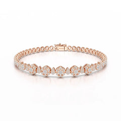 Exquisite 1.15 CT Lab Created Diamond Bracelet
