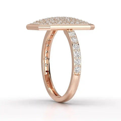 1.20 CT Octagonal Shaped Diamond Ring