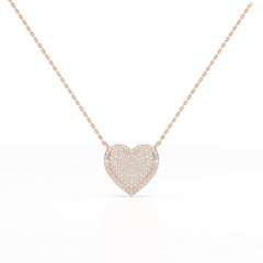 1.67 CT RoundCut Lab Diamond Chain Pendant