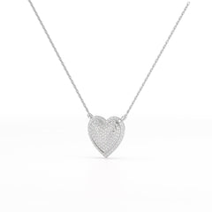 1.67 CT RoundCut Lab Diamond Chain Pendant