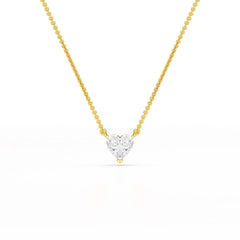 1 Ct Lab Grown Diamond Heart Pendant