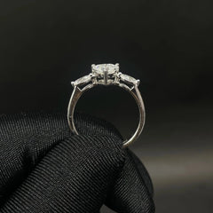 0.96 CT Heart Shaped Lab Diamond Ring (Ready for Delivery)