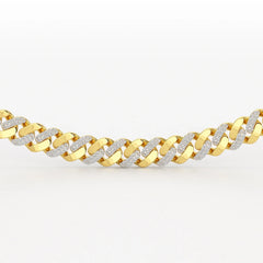 6 CT Round Cut Men's Cuban Chain