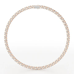 6 CT Round Cut Men's Cuban Chain
