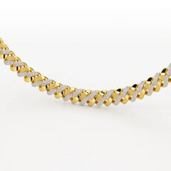 6 CT Round Cut Men's Cuban Chain