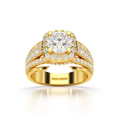 2.80 CT Layered Lab Diamond Ring