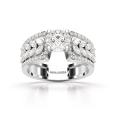 1.8 Classic Round Cut Lab Diamond Ring