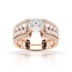 1.8 Classic Round Cut Lab Diamond Ring