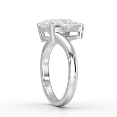 3 CT Pear Cut Solitaire Lab Diamond Ring