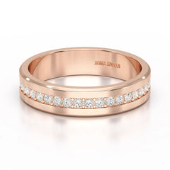 0.68 CT Classic Round Cut Lab Diamond Ring