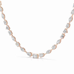 26.26 CT Lab Diamond Emerald Necklace