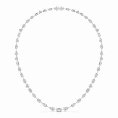 26.26 CT Lab Diamond Emerald Necklace