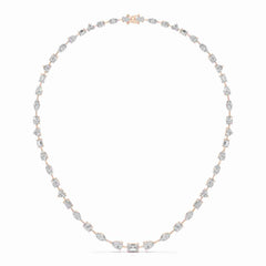 26.26 CT Lab Diamond Emerald Necklace