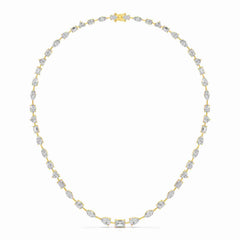 26.26 CT Lab Diamond Emerald Necklace