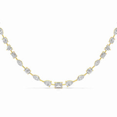 26.26 CT Lab Diamond Emerald Necklace