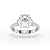 3.09 CT Solitaire Engagement Lab Grown Diamond Ring - Jama Jewels