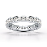 Simple Wedding Band 1.26 CT Lab Diamond Ring - Jama Jewels