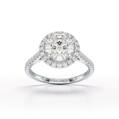 Halo Lab Grown Diamond 2.60 Carat Wedding Ring - Jama Jewels