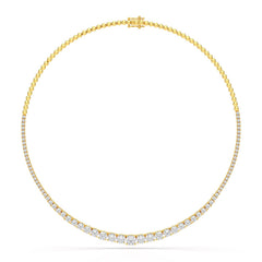 9.35 Carat Lab-Grown Diamond Riviere Necklace - Jama Jewels