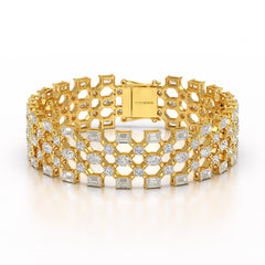 18.3 CT Multi Shape Lab Diamond Bracelet