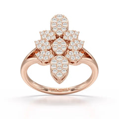 Lab Grown Diamond 0.57 CT Engagement Ring