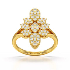 Lab Grown Diamond 0.57 CT Engagement Ring