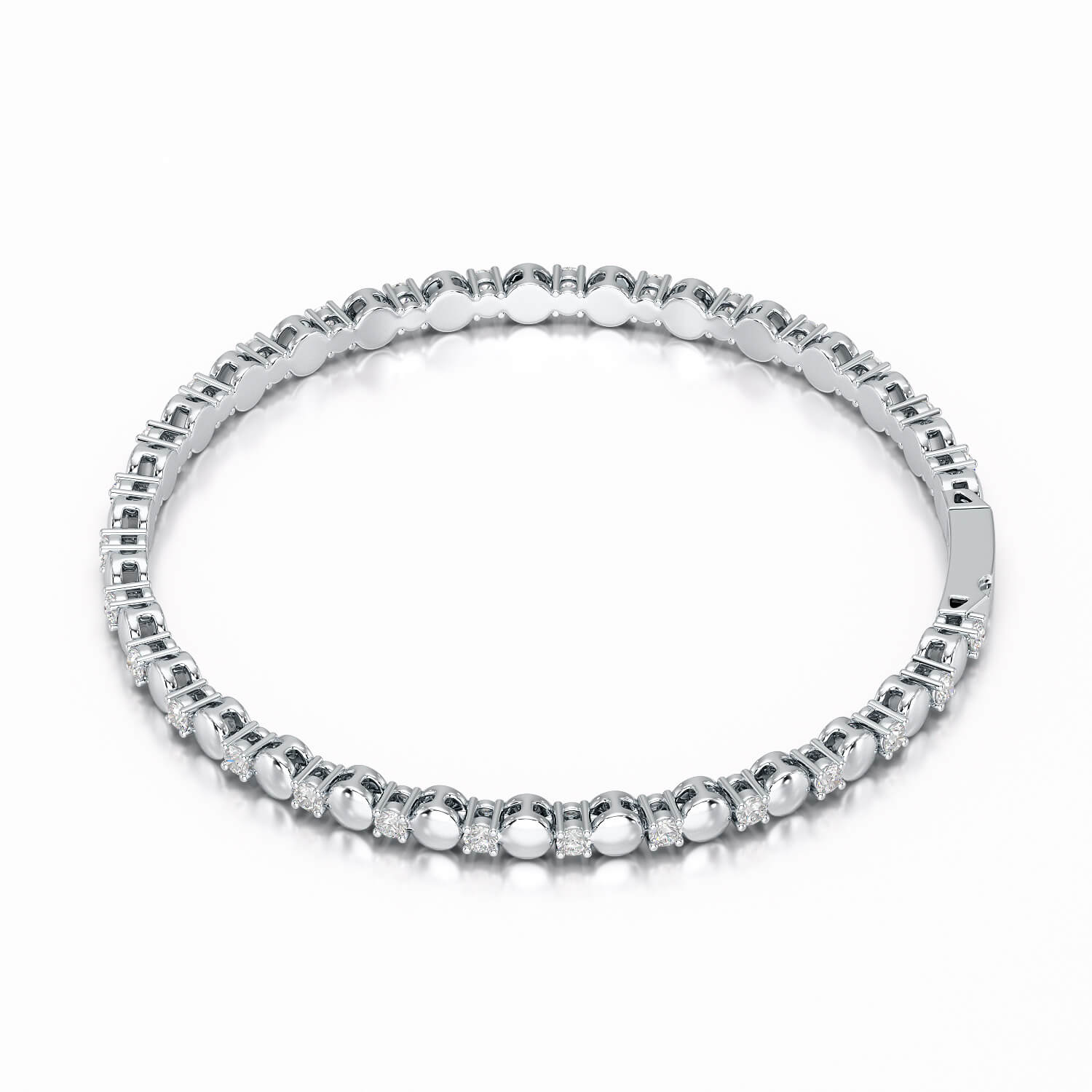 0.95 CT Lab Grown Diamond Bangle