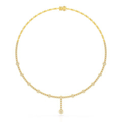2.4 CT Lab Diamond Drop Necklace