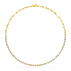 3.8 CT Lab Diamond Tennis Necklace