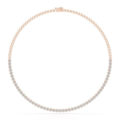 3.8 CT Lab Diamond Tennis Necklace
