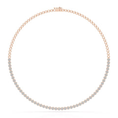 3.48 CT Lab Diamond Tennis Necklace