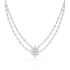 Layered Lab Grown Diamond 3.74 CT Necklace