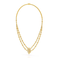 Layered Lab Grown Diamond 3.74 CT Necklace