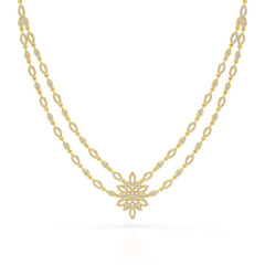 Layered Lab Grown Diamond 3.74 CT Necklace