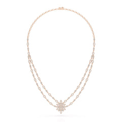 Layered Lab Grown Diamond 3.74 CT Necklace