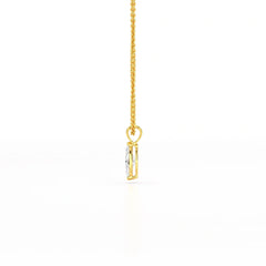 1 CT Lab Grown Diamond Marquise Solitaire Pendant