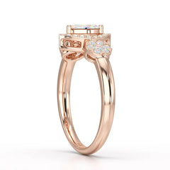 Marquise Cut 0.5 CT Lab Grown Diamond Ring