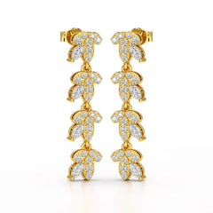Marquise Cut 0.7 CT Lab Diamond Dangle Earring